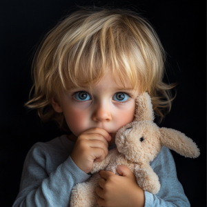 toddler sucking their thumb
